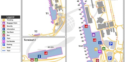 Lisbonne terminal carte